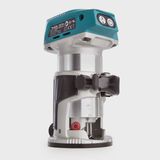 Makita DRT50ZJ 18V Brushless Router Trimmer with Plunge Router Base & Dust Nozzle Set