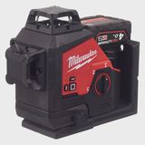 Milwaukee M123PL-401C 12V Green 360° 3 Plane Laser with 1 x 4.0Ah Battery, Charger & Case