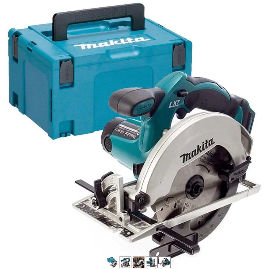 Makita DSS611Z 18V 165mm Circular Saw With Mak Case Type 3 & Tray