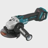 Makita DGA513Z 18V Brushless 125mm Angle Grinder with 2 x 5.0Ah Batteries & Charger in Case