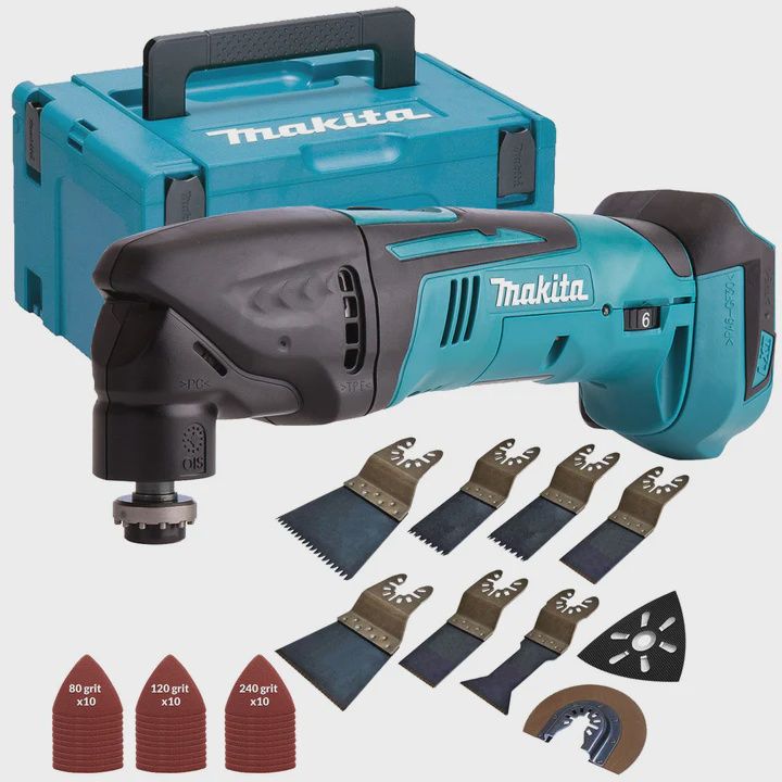 Makita DTM50Z LXT 18V Oscillating Multitool with  39 Piece Accessories Set & MakCase
