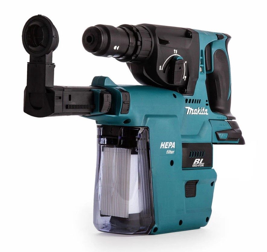 Makita DHR243Z 18V SDS+ Brushless 24mm Rotary Hammer Drill Body With Dust Extraction System