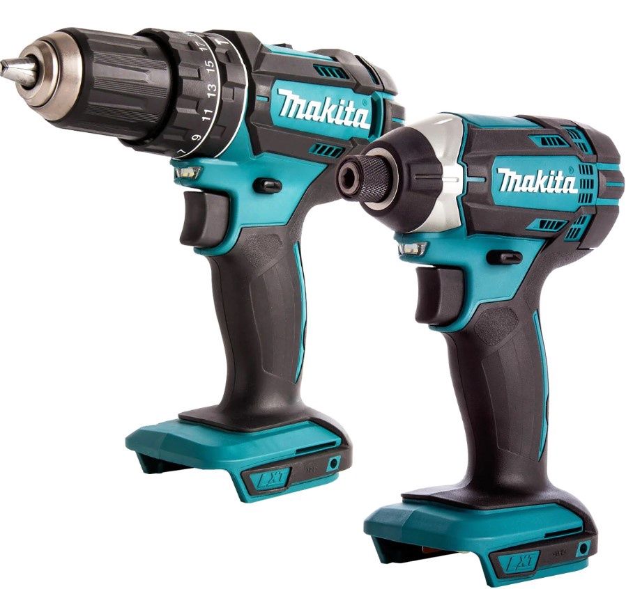Makita 18V 2 Piece Impact Driver & Combi Drill Cordless Body T4TKIT-708