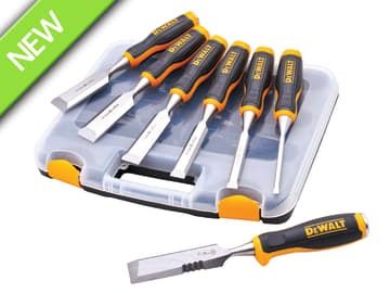 DeWalt 6 Piece Chisel Set With Free Chisel Knife DWHT48305-P