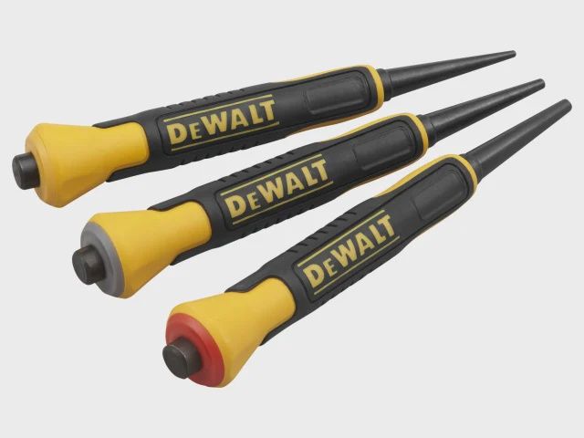 Dewalt DHT058018 Bi-Material Nail Punch Set, 3 Piece