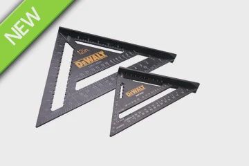 DeWalt XMS25SQTWIN 175mm (7in) &amp; 300mm (12in) Rafter Square Twin Pack