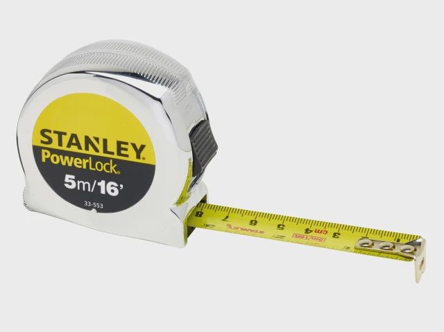 Stanley 0-33-553 Micro PowerLock Classic Pocket Tape 5m/16ft STA033553