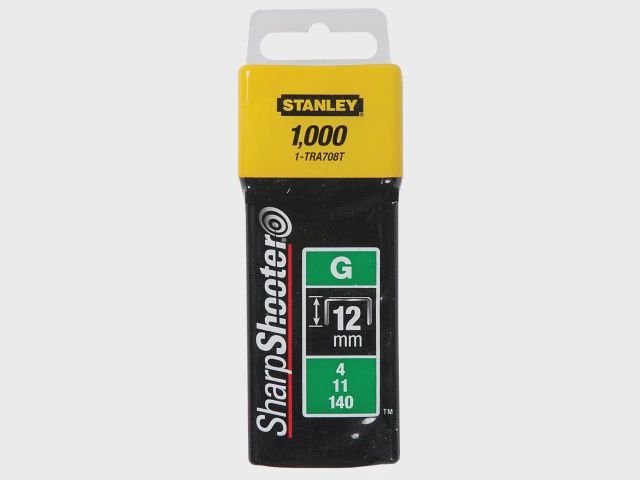 Stanley 1-TRA708T TRA7 Heavy-Duty Staple 12mm Pack 1000 STA1TRA708T