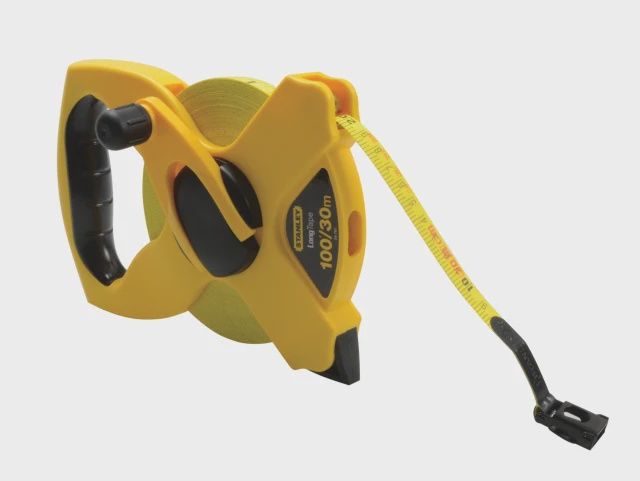 Stanley 2-34-791 Open Reel Fibreglass Tape 30m/100ft (W-13mm)STA234791