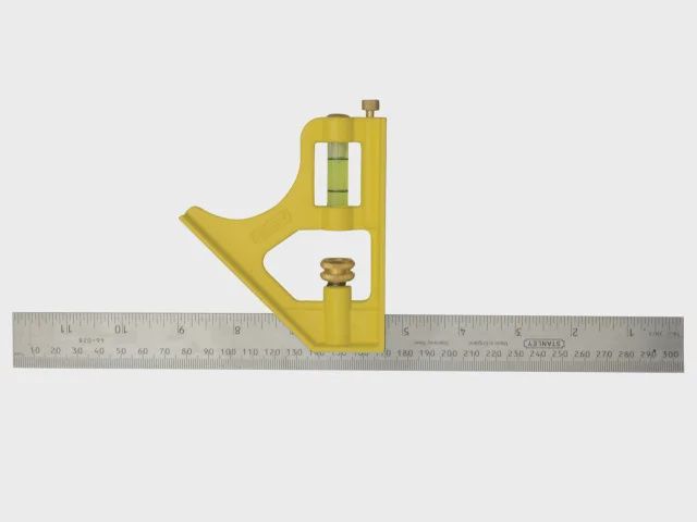 Stanley 2-46-028 Die Cast Combination Square 300mm/12" STA246028