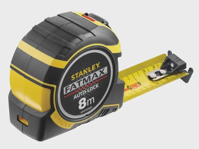 Stanley 8m FatMax Autolock Pocket Tape Width 32mm Metric STA033501