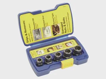 Irwin IRW10504634 Bolt Grip Fastener Remover Base Set, 5 Piece