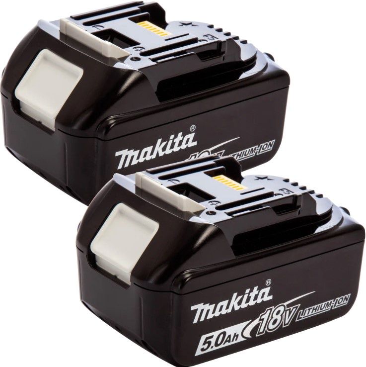 Makita BL1850B 18V LXT Li-ion 5.0Ah Genuine Battery 196673-6 Twin Pack