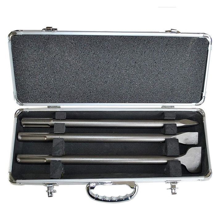 Makita D-40543 SDS-MAX Chisel Set 3 Pieces 400mm Long In Metal Case