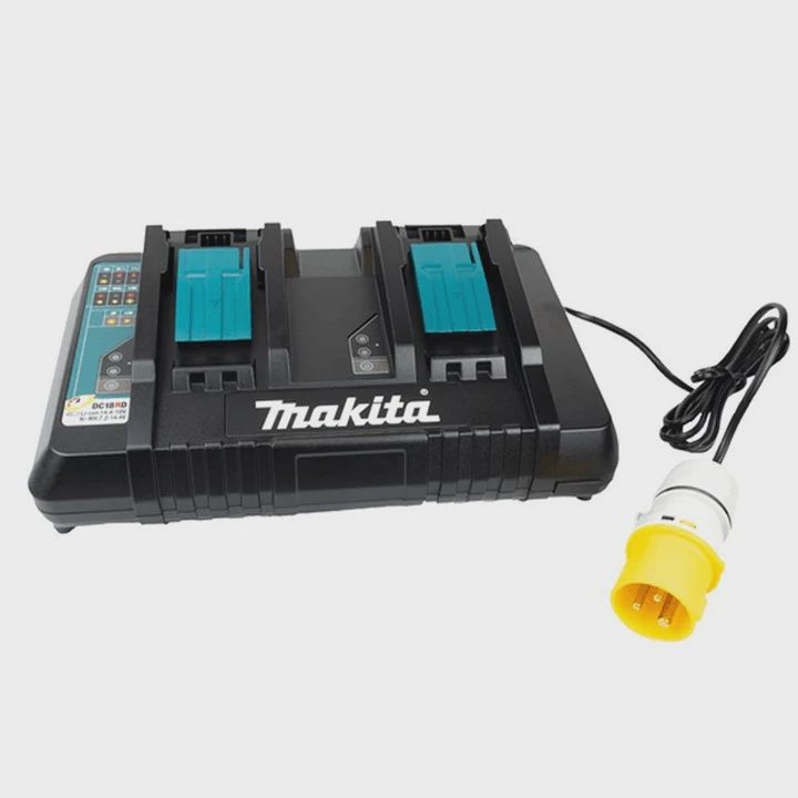 Makita DC18RD/1 14.4 - 18V LXT Twin Port Rapid Battery Charger 110V