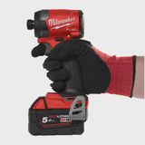 Milwaukee M18FID3-0 18V Fuel Brushless 1/4" Impact Driver with 2 x 5.0Ah Battery & Charger