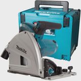 Makita SP6000J1/1 165mm Plunge Saw 110V with 2 x 1.5m Guide Rail in Bag + Connector & Case