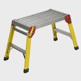 Excel Heavy Duty Fibreglass 5 Tread Ladder with Folding Hop up