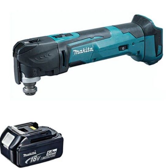 Makita DTM51Z 18V LXT Multi Tool With 1 x 5.0Ah Battery