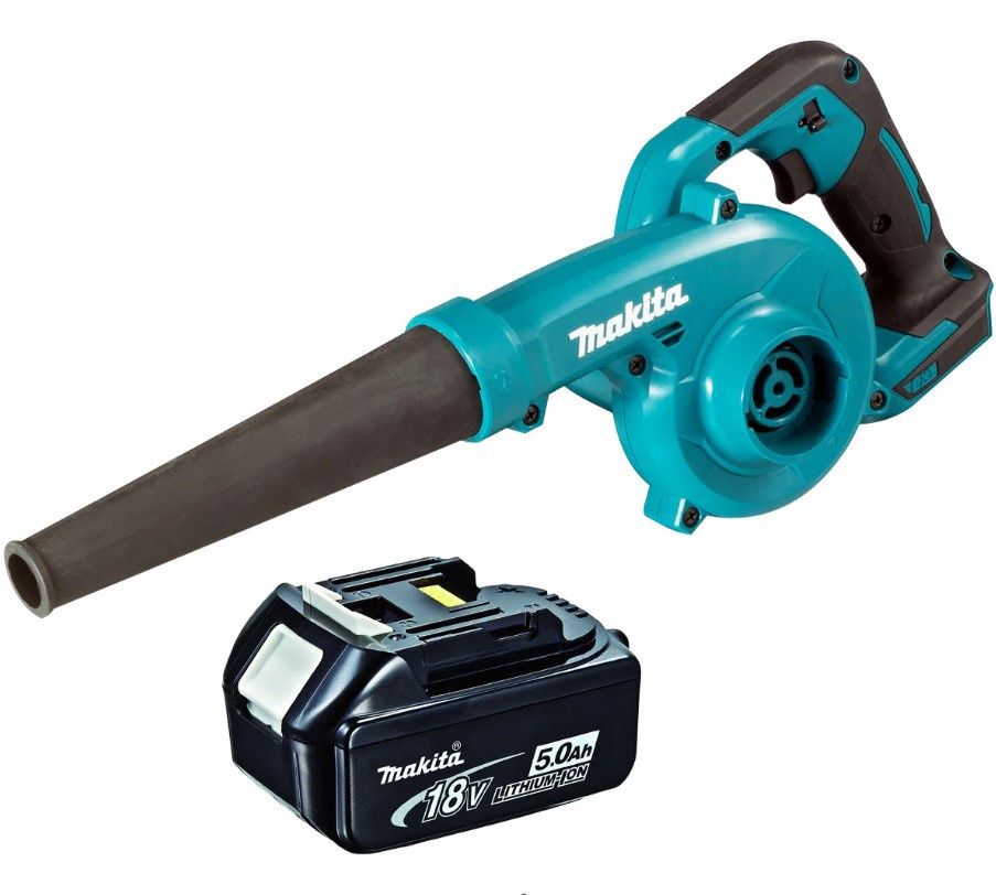 Makita DUB185Z 18V Blower with Vacuum Function with 1 x 5.0Ah Battery