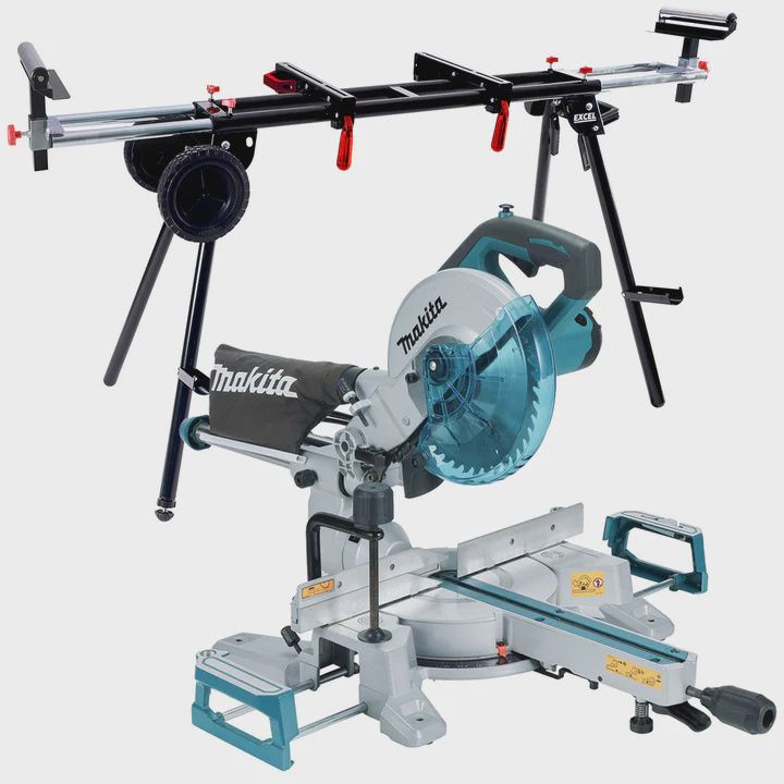Makita LS0816F/2 216mm Slide Compound Mitre Saw 240V with Adjustable Stand