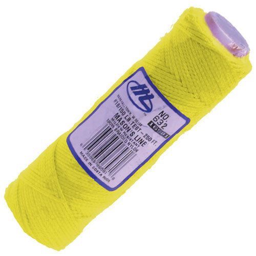 Marshalltown Masons Line 87m 285ft Fluorescent Braided Nylon M632