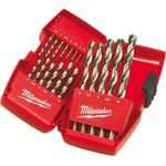 Milwaukee 19 Pieces Thunderweb Ground Metal Drill Bit Set 4932352374