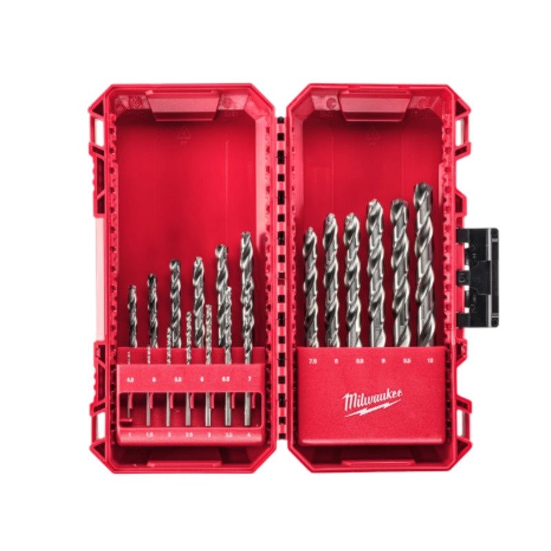 Milwaukee 19 Pieces Thunderweb Ground Metal Drill Bit Set 4932352374