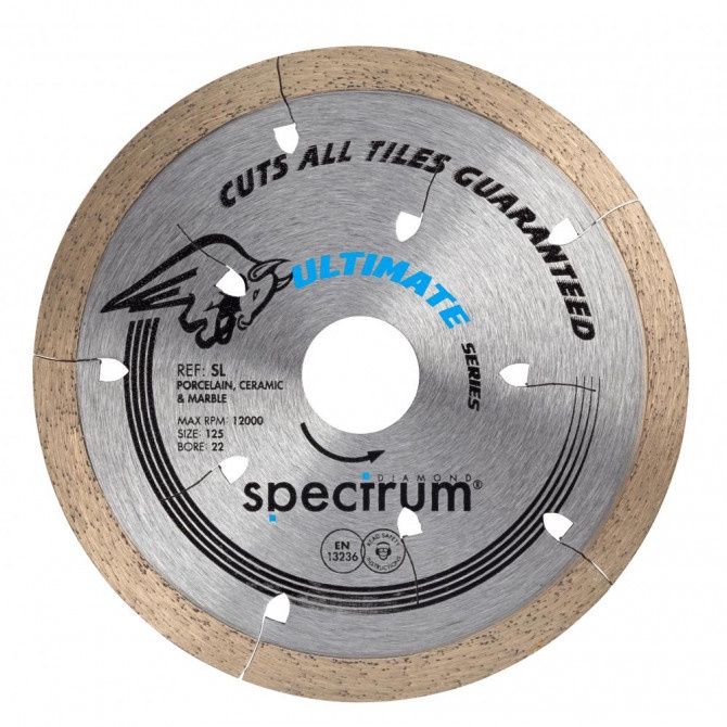 OX Spectrum 125mm SL-PRO Tile Diamond Blade SL125/22