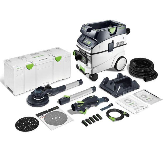 Festool Planex Long-reach sander and extractor set 230V LHS 2 225 EQI/CTM 36-Set 230 V GB