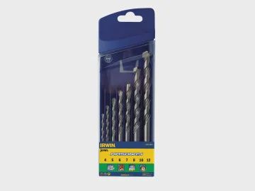 Irwin IRW10501893 Masonry Drill Bit Set, 7 Piece