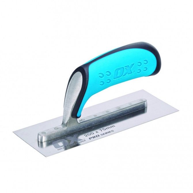 Ox Tools P013808 Pro Small Trowel/Mini Plastering Trowel 200mm x 175mm OX-P013808