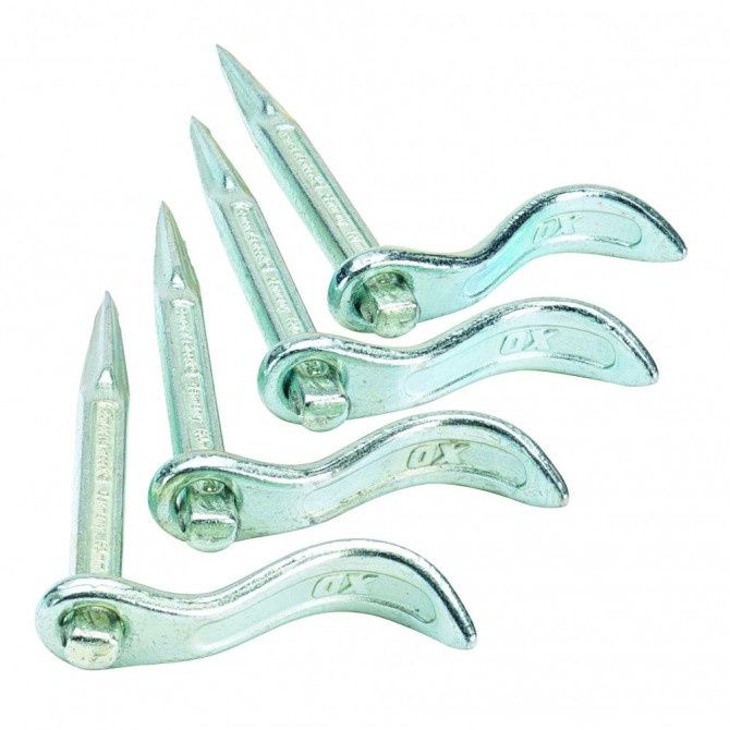 OX Tools P100715 Pro Dutch Pins/Concrete Hooks Pack of 4 OX-P100715