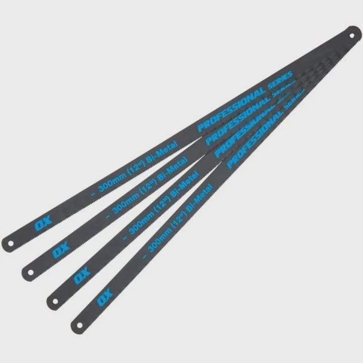 Ox Tools P131324 Pro 12" Hacksaw Blades 24 Tpi Pack 4 OX-P131324