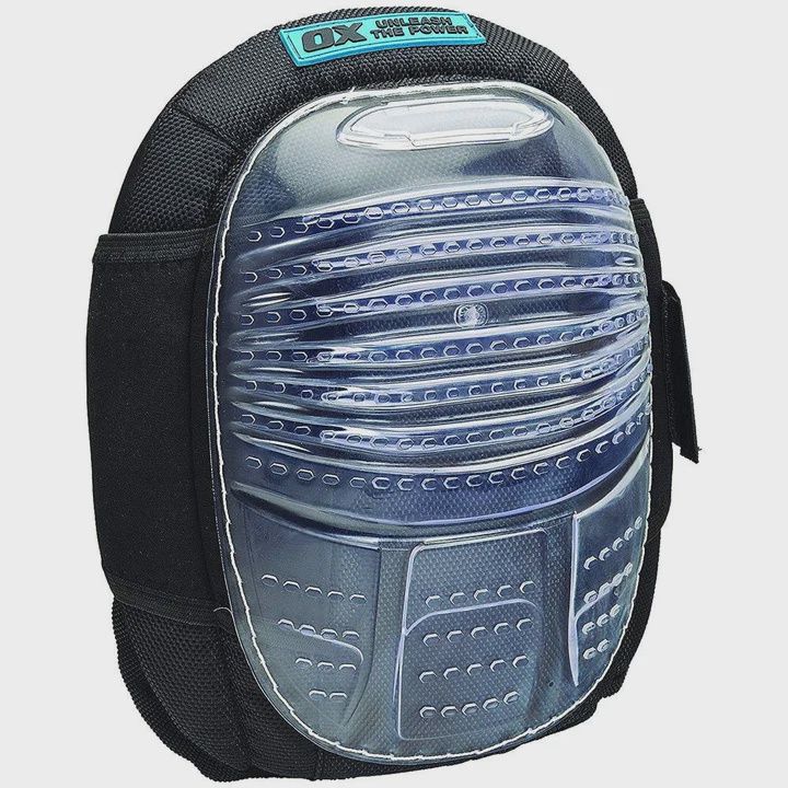 OX Tools S246201 Safety Heavy Duty Soft Gel Filled Knee Pad Clear/Black OX-S246201