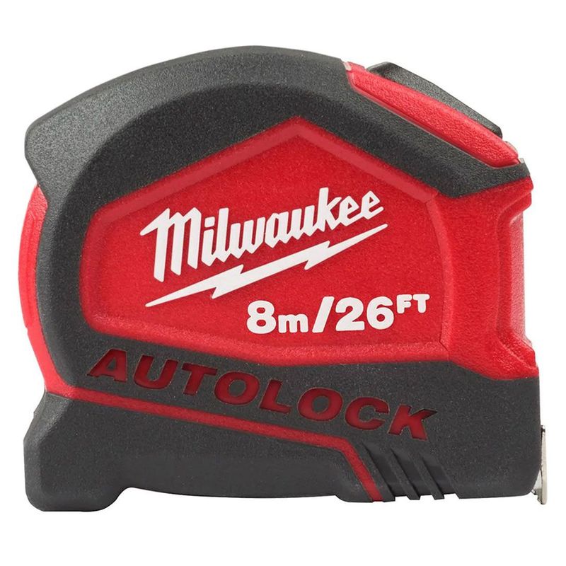 Milwaukee Autolock Tape Measure 8m/26ft 4932464666