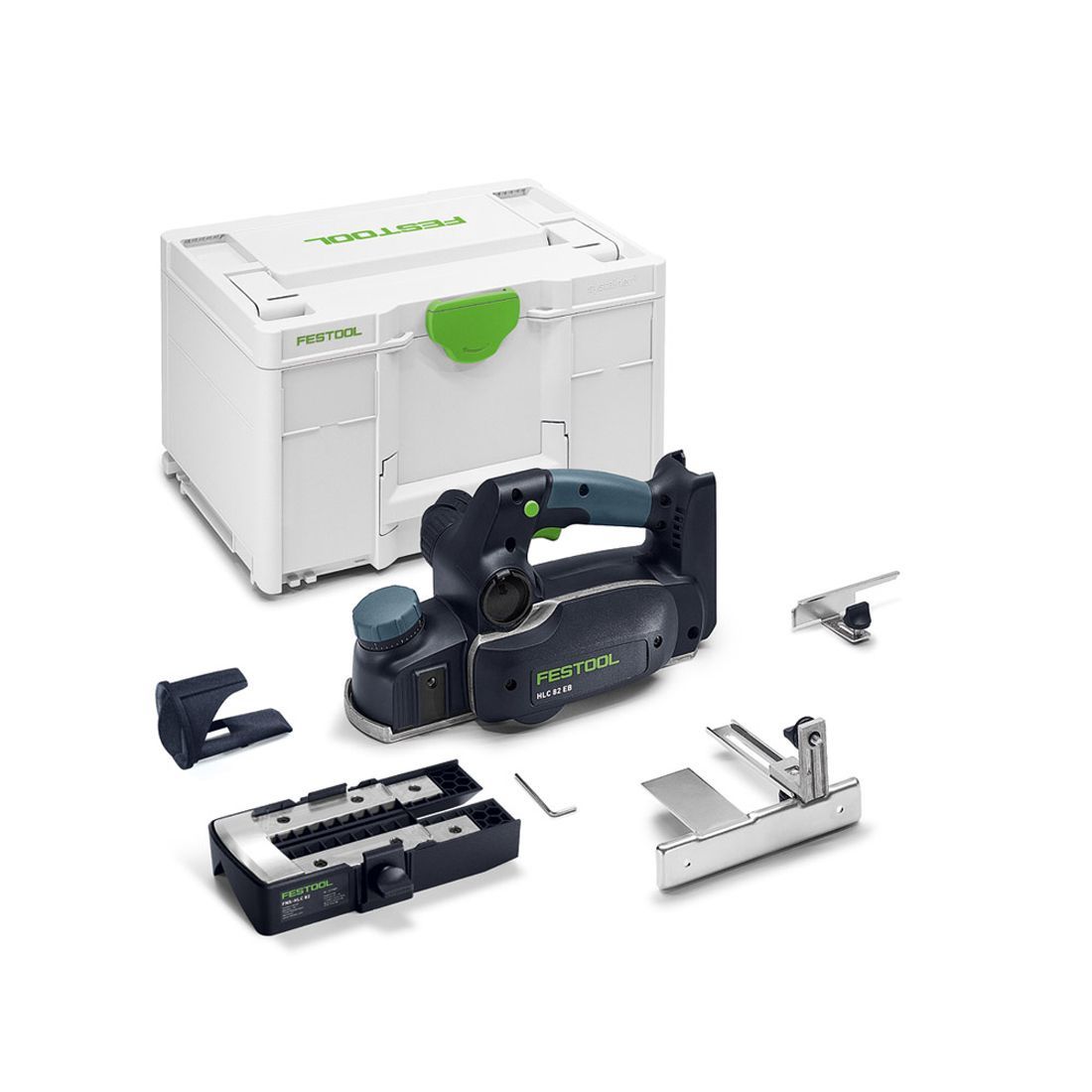 Festool HLC 82 EB-Basic-Set 18v Cordless Planer Body Only In Carry Case + Accessories