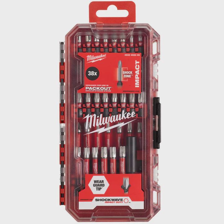 Milwaukee Shockwave Impact Duty Bit Set 38 Piece 4932492009