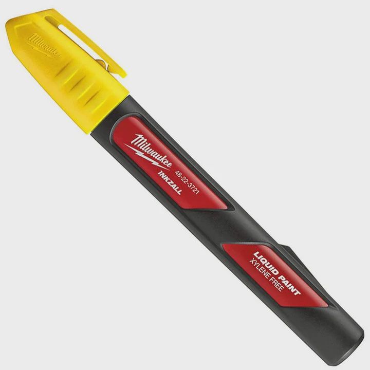 Milwaukee INKZAL Yellow Paint Marker 48223721