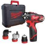 Milwaukee M12BDDXKIT-0X 12V Removable Drill Driver with Case