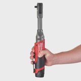 Milwaukee M12FIR38LR-0 12V FUEL Brushless Long Reach 3/8in Ratchet with 2 x 2.0Ah Batteries & Charger
