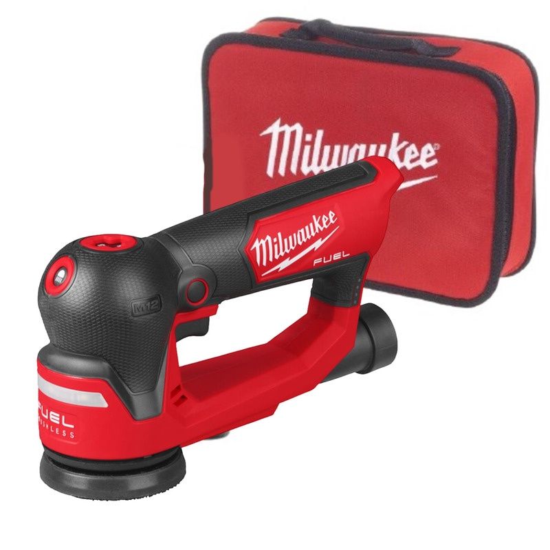 Milwaukee M12FSDR75-0B 12V Fuel Cordless Brushless 75mm Random Orbital Sander With Tool Bag