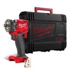 Milwaukee M18FIW2F12-0X 18V Fuel Brushless 1/2" Impact Wrench Friction Ring with Case