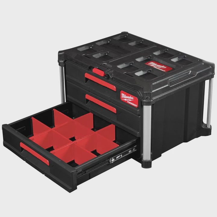 Milwaukee Packout 3 Drawer Tool Box 4932472130