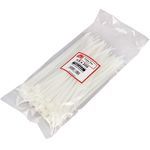 Timco 2.5 x 100mm Natural Coloured Nylon Cable Tie (100/Bag) 25100CTN