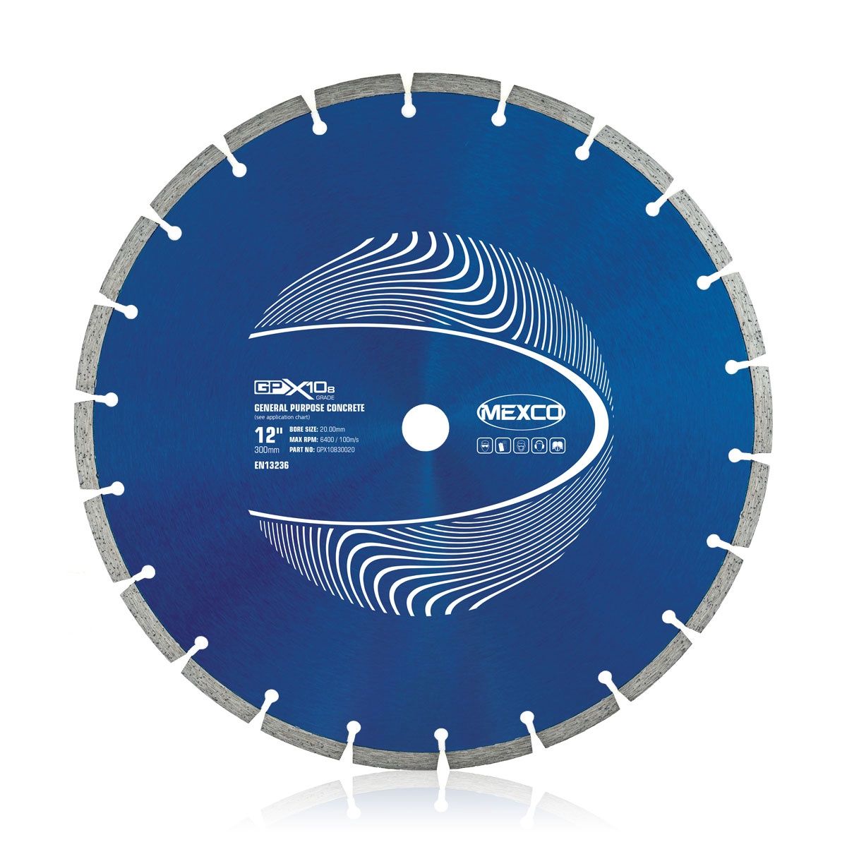 Mexco 230mm Concrete Professional Grade Diamond Blade Cutting Disc GPX1023022