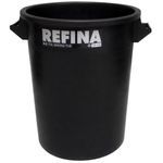 Refina 75 Litre X-2 Black Heavy Duty Plaster Mixing Bucket Tub 321042