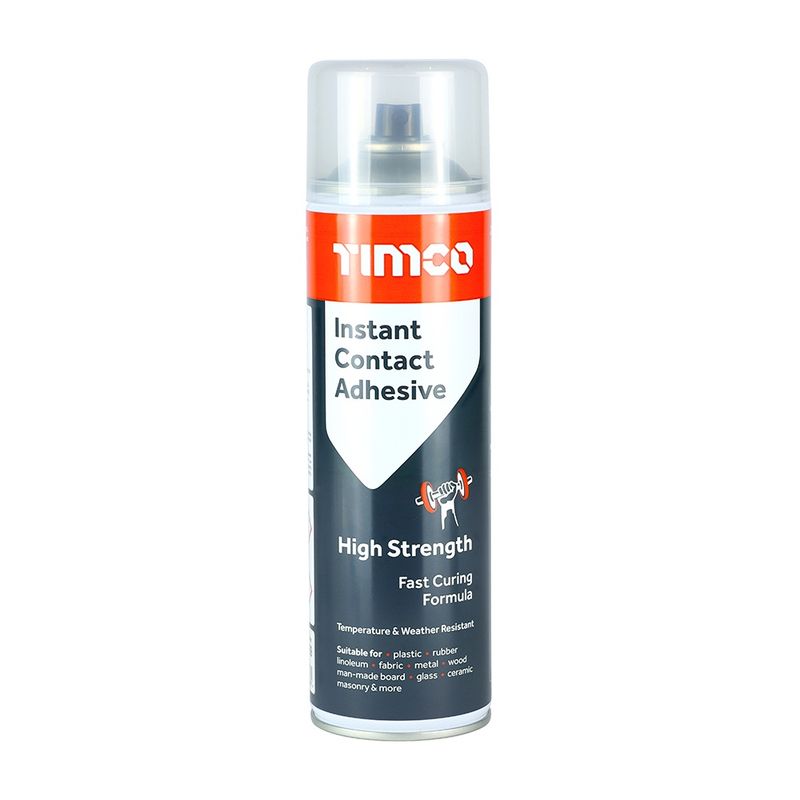 Timco Instant Contact Adhesive Premium Grade Spray 500ml 247789