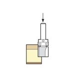 TREND C166X1/2TC PROFILER - 19.1MM DIAMETER X 50MM CUT