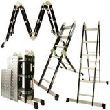 Excel 12 Tread Steel Multi-Purpose Combination Ladder with Platform